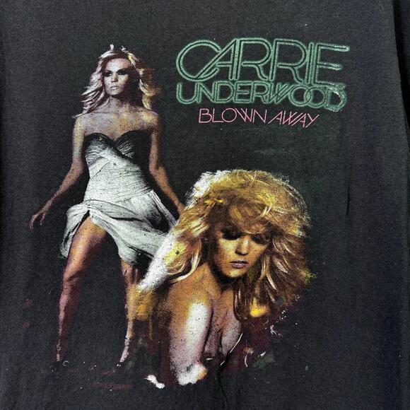 Carrie Underwood Hunter Hayes 2012 Blown Away Tour Concert T-Shirt Unisex Size L - Picture 3 of 10